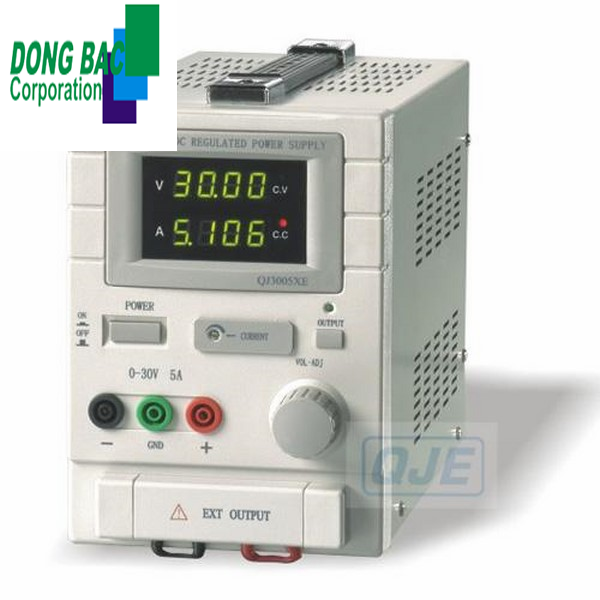 Bộ nguồn một chiều điều chỉnh DC QJ3003XEH (0-30V, 0-3A)