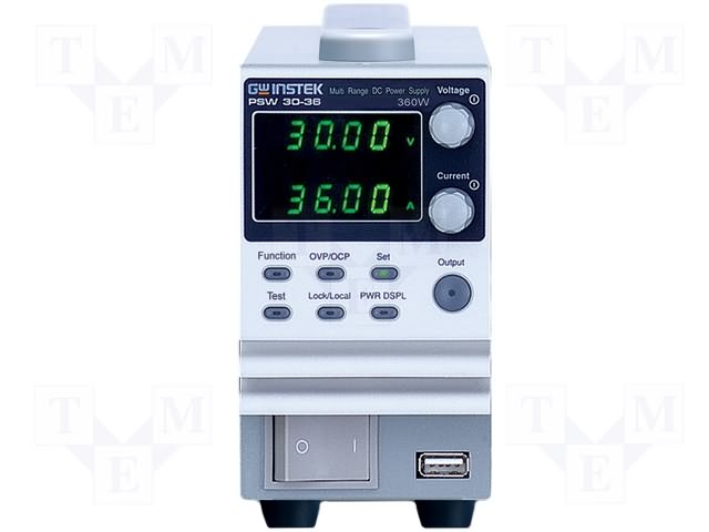 Nguồn DC lập trình chuyển mạch GW instek PSW 30-36 (30V, 36A, 360W)