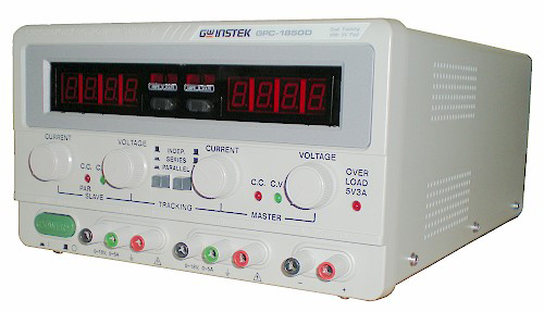 Nguồn DC tuyến tính 3 đầu ra GW instek GPC-1850D (18V, 5A, 195W)