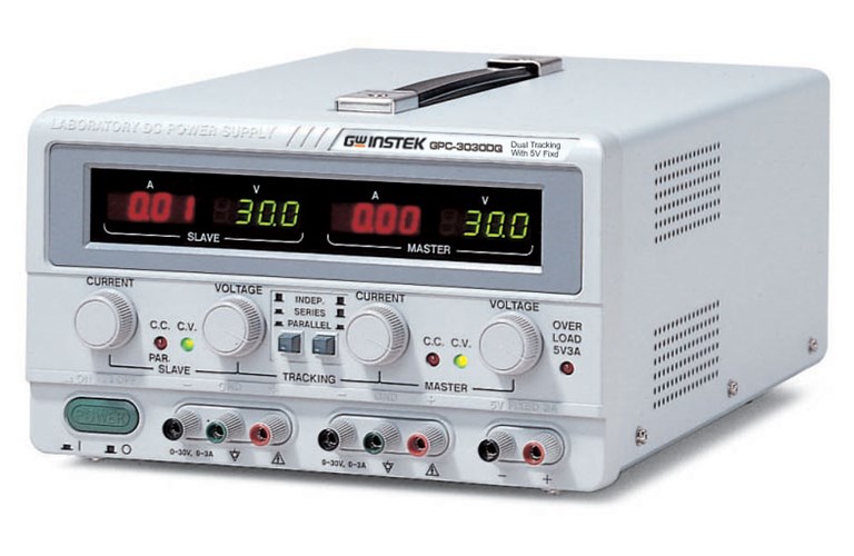 Nguồn DC tuyến tính 3 đầu ra GW instek GPC-3030DQ (30V, 3A, 195W)