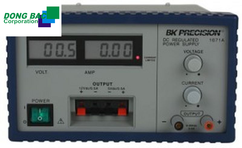 Nguồn một chiều BK Precision 1671A (0-30V/5A, 12V/0.5A, 5V/0.5A)