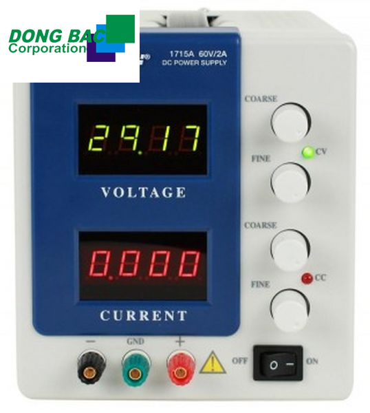 Nguồn một chiều BK Precision 1715A (0-60V/2A)