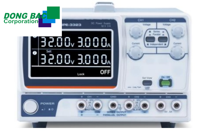 Nguồn một chiều tuyến tính GW instek GPE-3323 (32V, 3A, 3CH)
